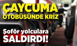 Çaycuma otobüsünde kriz: Şoför yolculara saldırdı!