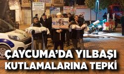 Çaycuma'da yılbaşı kutlamalarına tepki