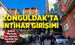 Zonguldak'ta intihar girişimi! Ekipler olay yerinde