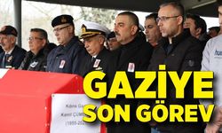 Gökçebey gazisini son yolculuğuna uğurladı