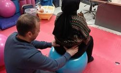Gebe okulunda ilk eşli eğitim yapıldı