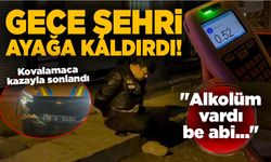 Gece şehri ayağa kaldırdı! Kovalamaca kazayla sonlandı: "Alkolüm vardı be abi..."