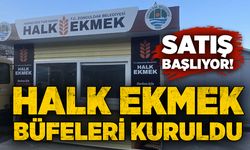 Halk ekmek  büfeleri kuruldu, satış başlıyor!