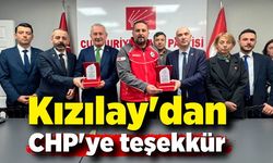 Kızılay'dan CHP'ye teşekkür