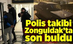 Polis takibi Zonguldak'ta son buldu