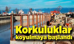 Korkuluklar koyulmaya başlandı