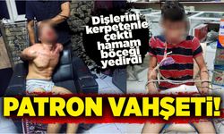 Patron vahşeti: Dişlerini kerpetenle çekti, hamam böceği yedirdi