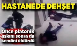 Hastanede tartıştığı kadına, daha sonra kendi kafasına sıktı