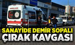 Sanayide demir sopalı çırak kavgası