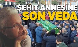 Zonguldak'ta şehit annesine son veda