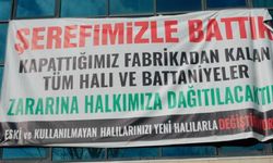 Şerefle batan fabrikanın malları