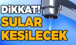 Belediye uyardı: Su kesintisi olacak!