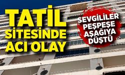 Tatil sitesinde acı olay! Sevgililer 13'üncü kattan peş peşe aşağıya düştü