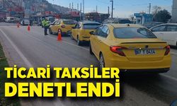 Ticari taksiler üzerinde denetim yapılıyor