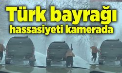 Türk bayrağı hassasiyeti kamerada