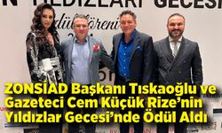 Zonguldak’lı Manken ve Sunucu Hilal Uzun, Necdet Tıskaoğlu ve Cem Küçük’e Rize’de Ödül verdi!