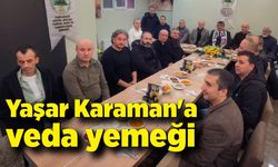 Yaşar Karaman'a veda yemeği