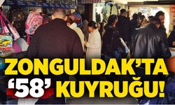 Zonguldak'ta "58" kuyruğu!