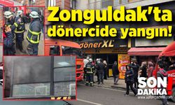 Zonguldak'ta dönercide yangın!