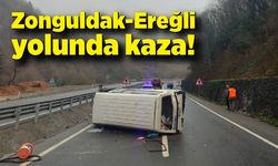 Yağışlı hava kazaya neden oldu