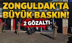 Zonguldak'ta işyerine baskın! 2 gözaltı