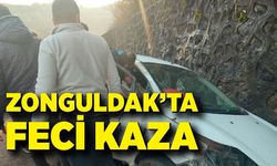 Zonguldak-Ereğli yolunda korkutan kaza