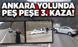 Zonguldak-Ankara yolunda peş peşe 3. kaza!