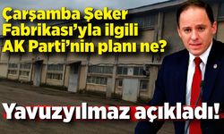 Çarşamba Şeker Fabrikası’yla ilgili AK Parti’nin planı ne? Yavuzyılmaz açıkladı!