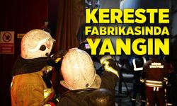 Kereste fabrikasının kazan bölümünde yangın
