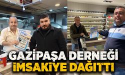 Gazipaşa Derneği imsakiye dağıttı