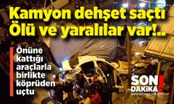 Freni boşalan kamyon dehşet saçtı: Ölü ve yaralılar var