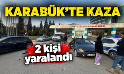 Karabük'te kaza: 2 kişi yaralandı!