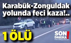 Karabük-Zonguldak yolunda feci kaza: Sürücü hayatını kaybetti