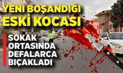 Yeni boşandığı eski kocası tarafından sokak ortasında bıçaklandı: Durumu ağır