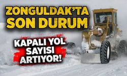 Zonguldak’ta son durum: Kapalı yol sayısı artıyor