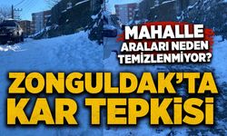 Zonguldak’ta kar tepkisi: Mahalle araları neden temizlenmiyor?