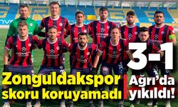 Zonguldakspor skoru koruyamadı, Ağrı’da yıkıldı!