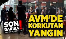 AVM'de korkutan yangın: 4 kişi dumandan etkilendi