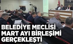Belediye Meclisi Mart ayı birleşimi  gerçekleşti