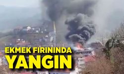 Ekmek fırınında korkutan yangın