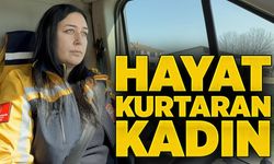 Hayat kurtaran kadın!