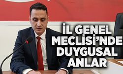 İl Genel Meclisi’nde duygusal anlar