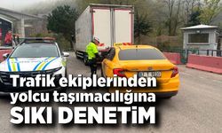 Trafik ekiplerinden yolcu taşımacılığına sıkı denetim