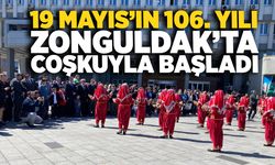19 Mayıs’ın 106. yılı Zonguldak’ta coşkuyla başladı
