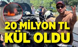 20 milyon liralık araç küle döndü
