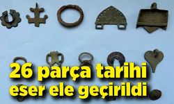 Karabük'te 26 parça tarihi eser ele geçirildi
