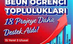 BEUN Öğrenci Toplulukları fikirleriyle geleceğe yön veriyor; ÜNİDES’TEN 18 projeye destek
