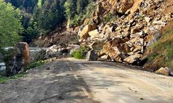 Giresun'da heyelan