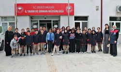 Öğrencilere tarımın ve doğal kaynaklarının önemi anlatıldı