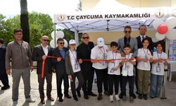 Çaycuma BİLSEM'de TÜBİTAK 4006 Bilim Fuarı göz doldurdu